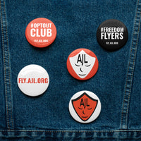 #FreedomFlyers Pin Buttons